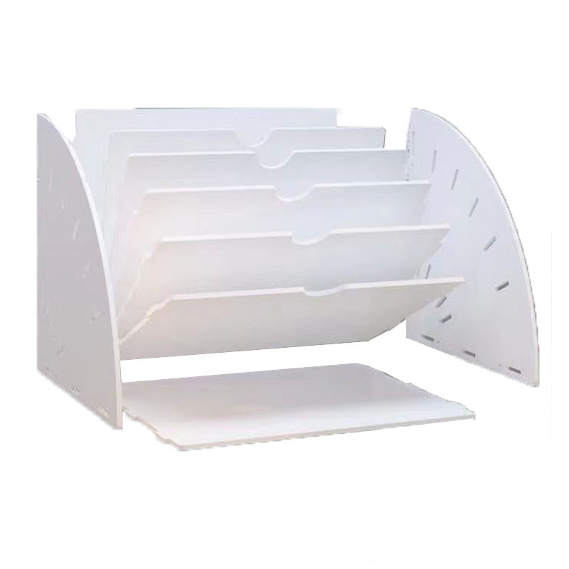 Premium Fan-Shaped Desktop File Organizer