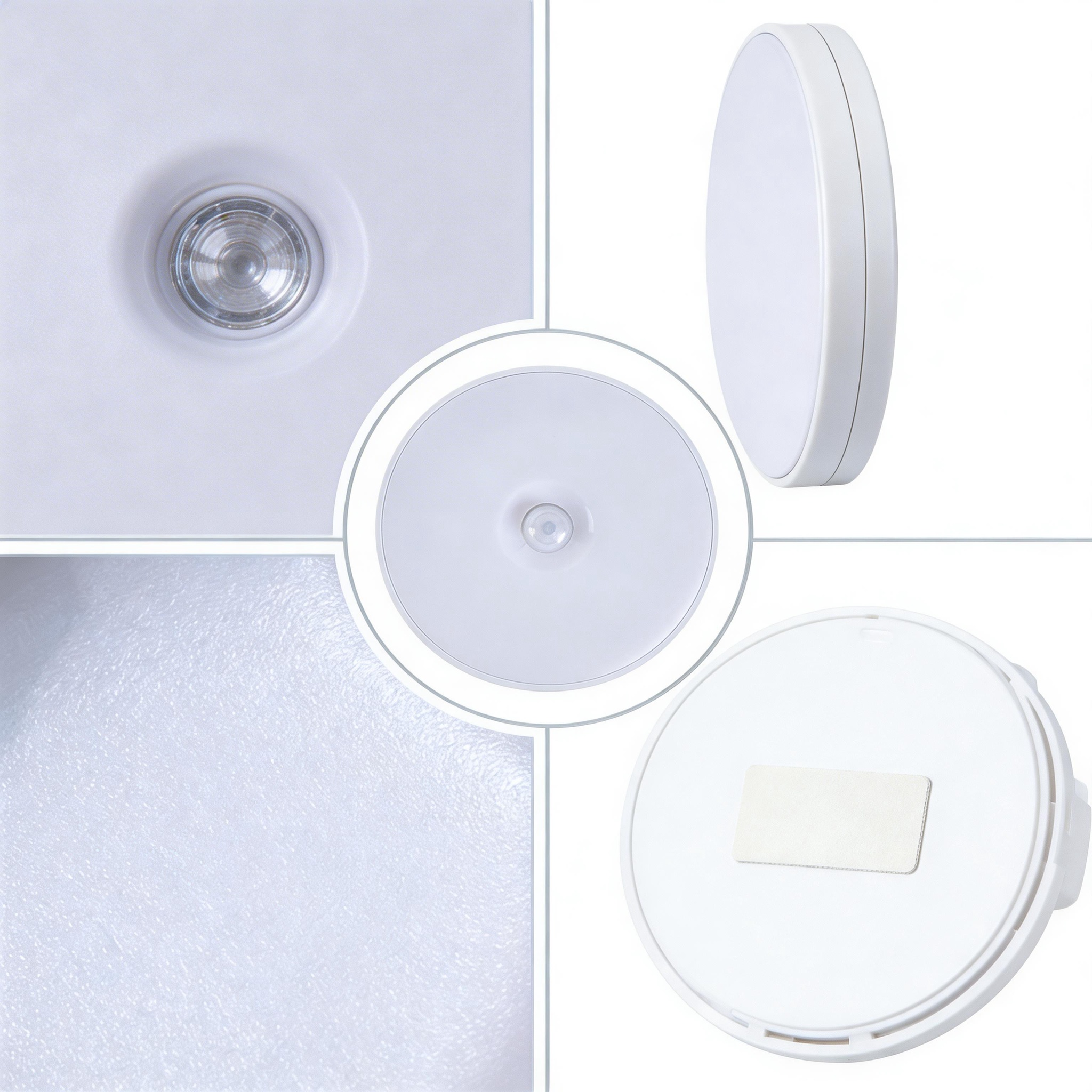 Solar-Powered Motion Sensor Smart Night Light - 6000K Cool White