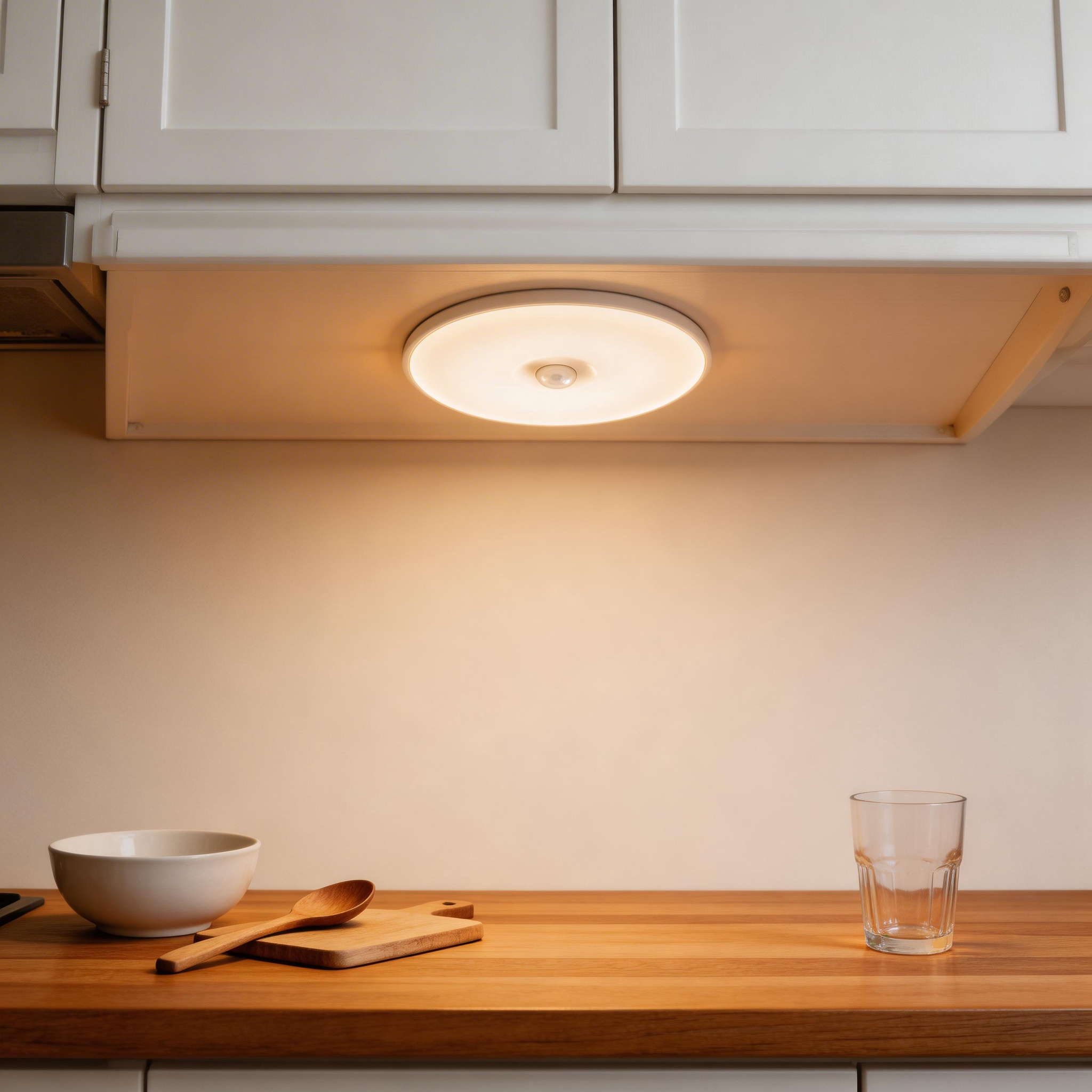 Solar-Powered Motion Sensor Smart Night Light - 6000K Cool White